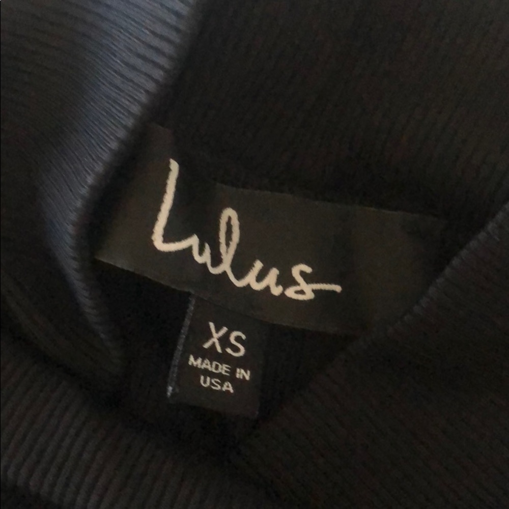 Lulu’s Kiss Me, Miss Me Black Long Sleeve Top - Picture 4 of 4